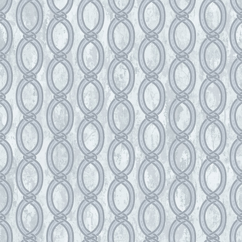 Wallpaper with stylized chain pattern - SW17808