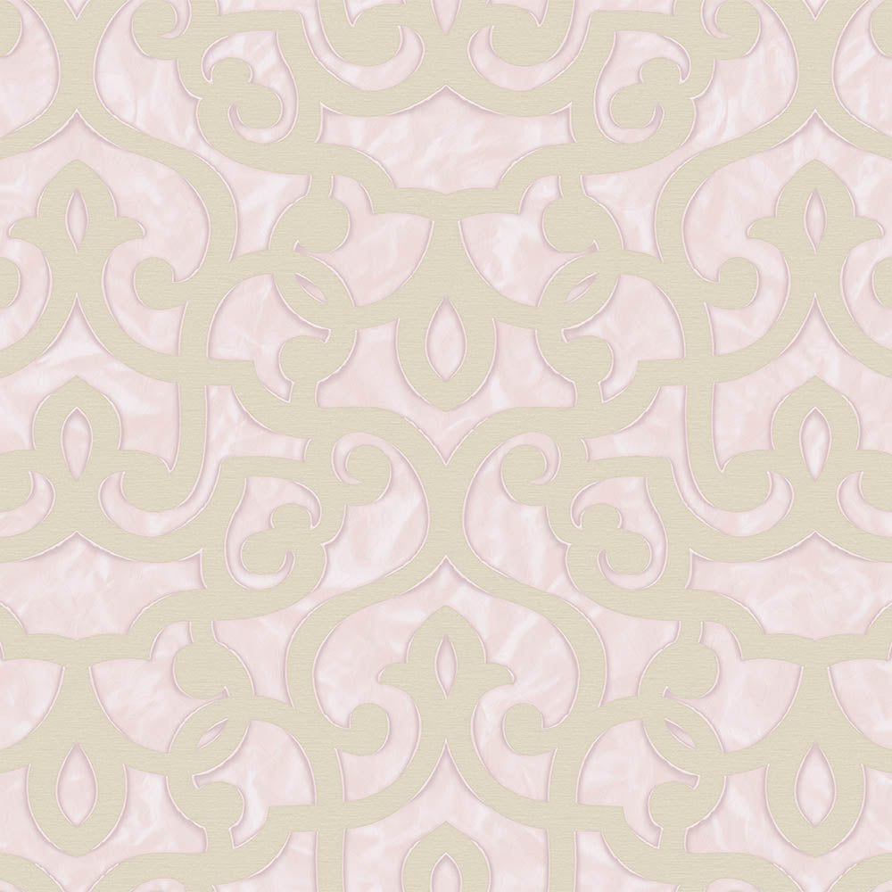 Bold neoclassical damask ornament - SW17810