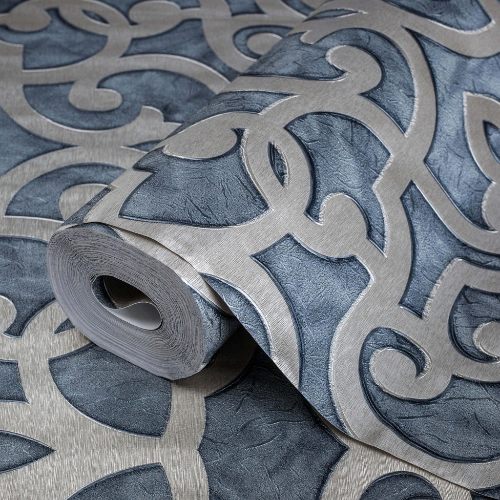 Bold neoclassical damask ornament - SW17810