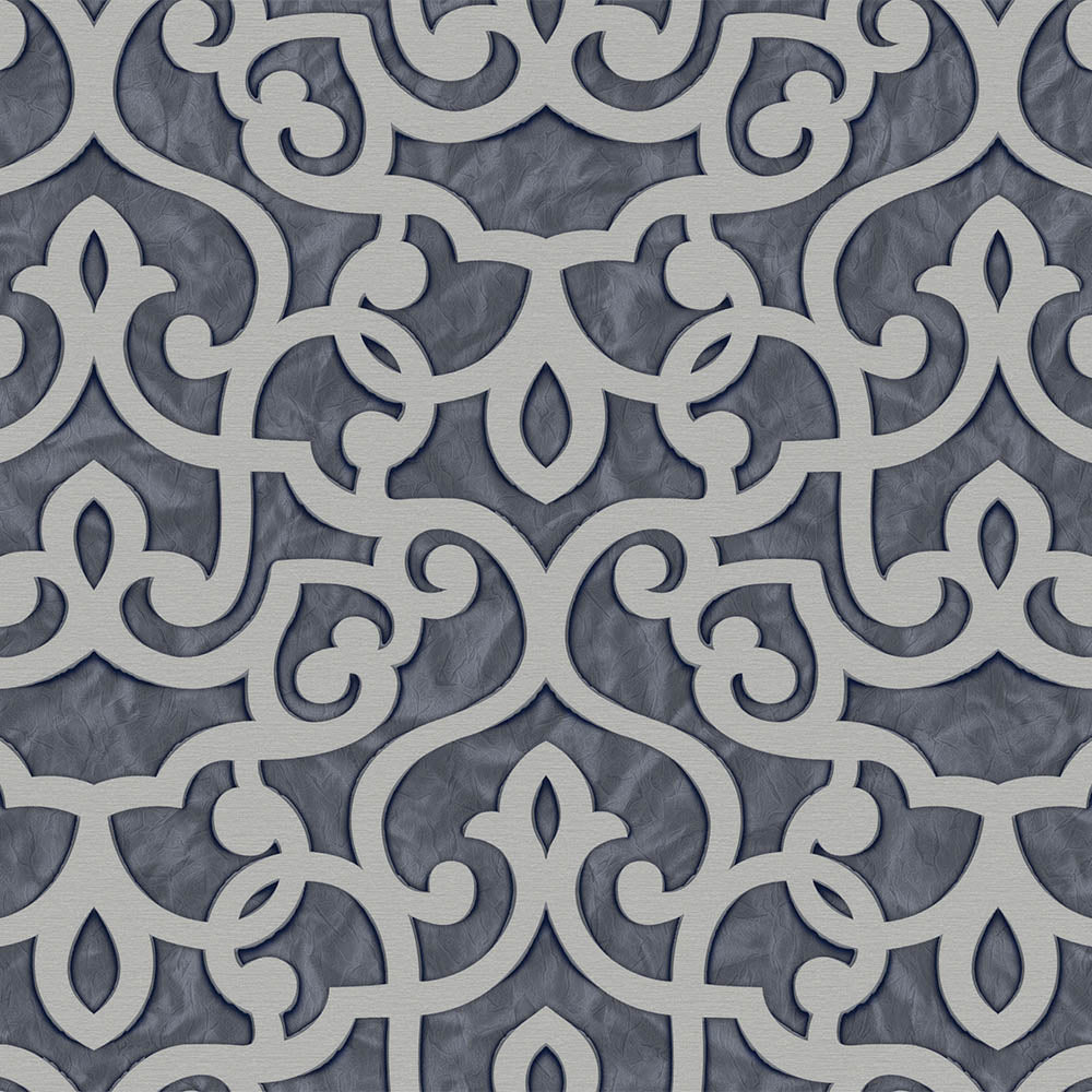 Bold neoclassical damask ornament - SW17810