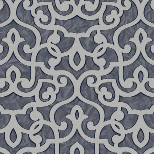 Bold neoclassical damask ornament - SW17810