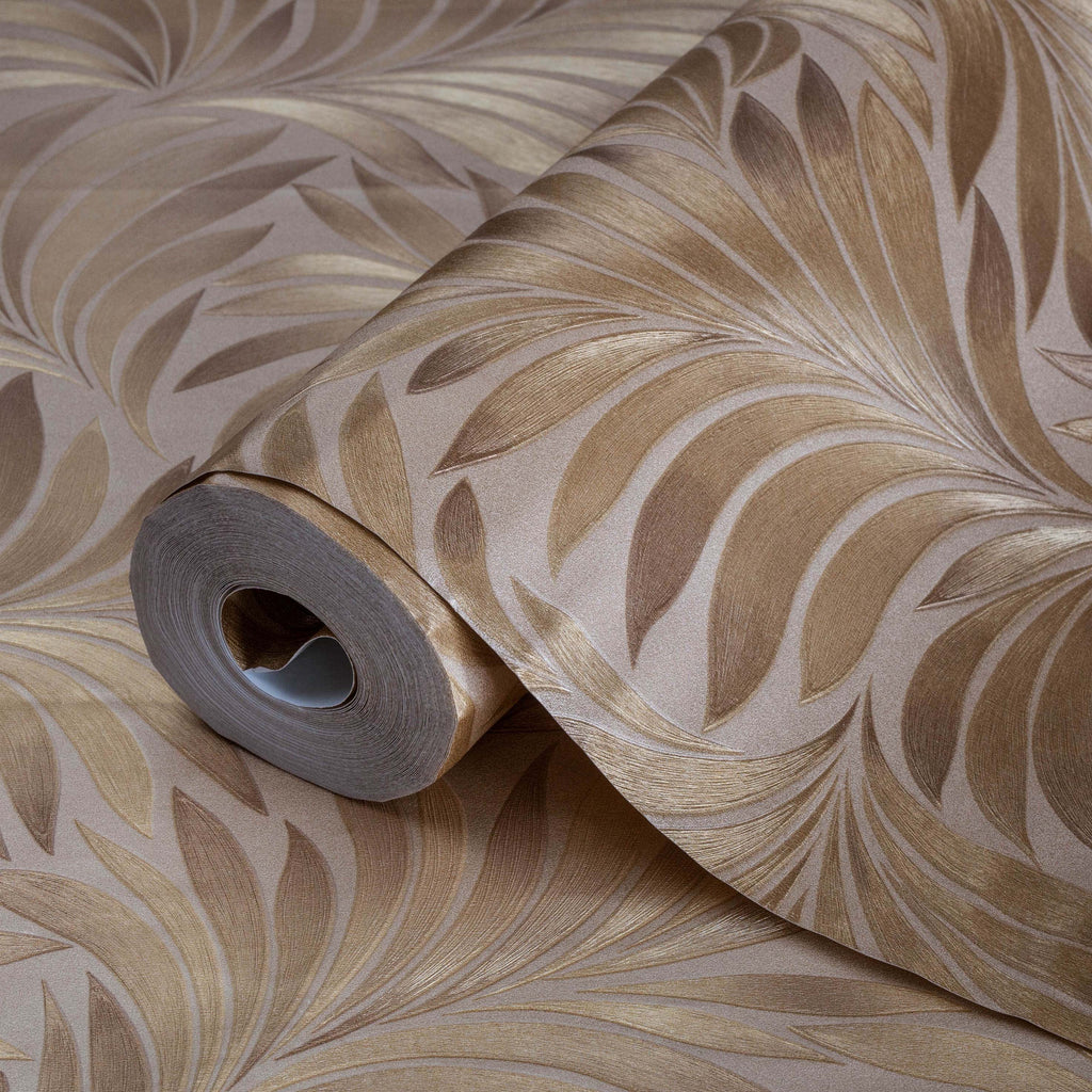 Tropical stylized leaves pattern wallpaper - SW17812
