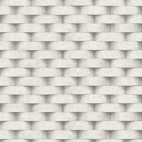 3D Rounded brick wall pattern wallpaper - SW17814