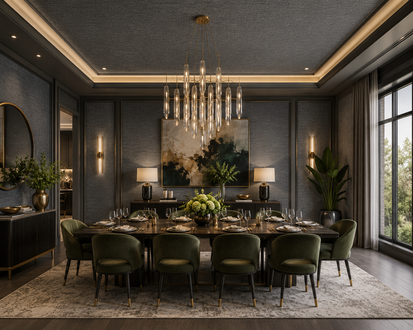 Shadow Linen Commercial Vinyl Wallcoverings