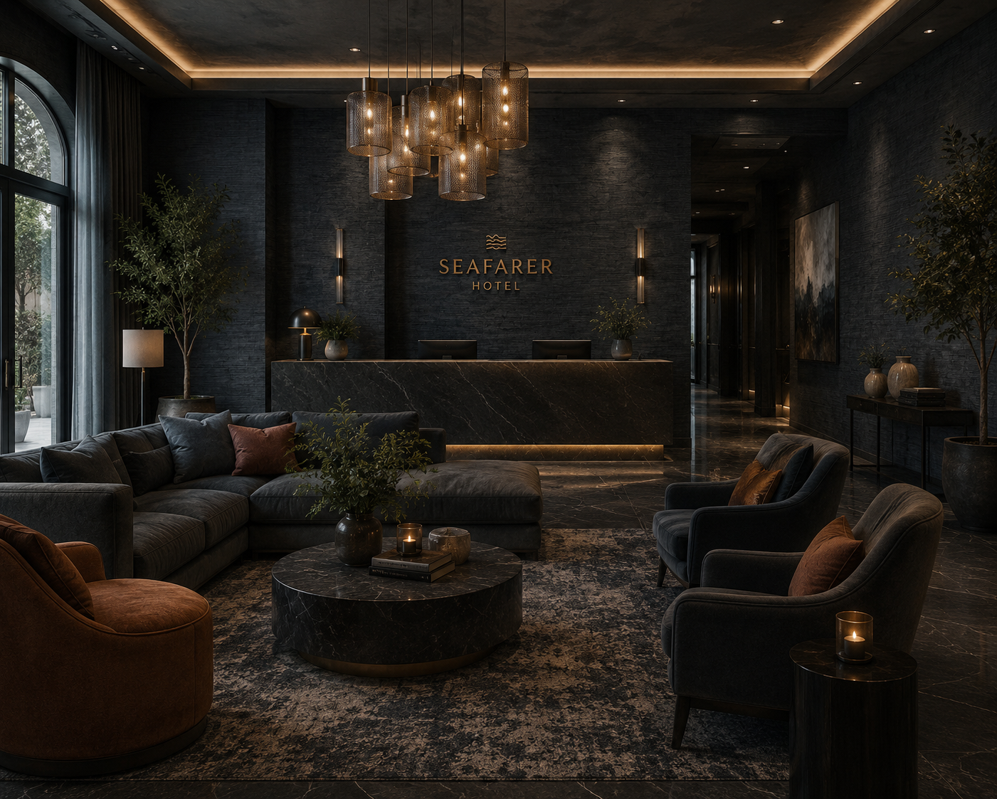 Slate Commercial Vinyl Wallcoverings